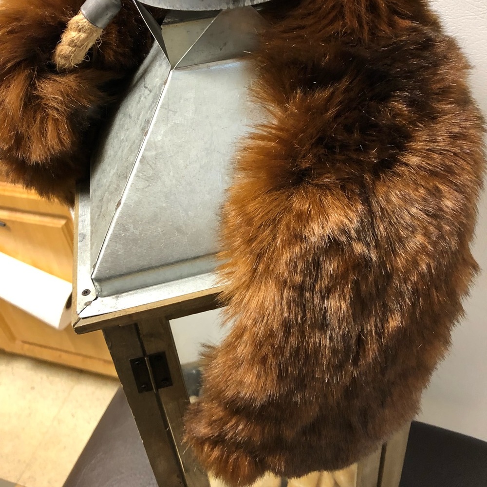 Zara Faux Fur Collar NWT